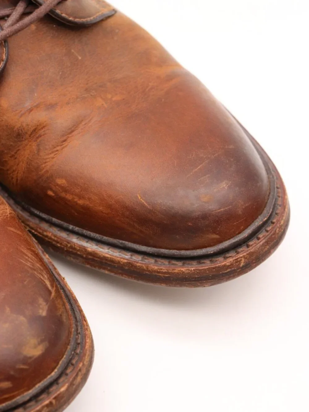 Frye John Addison Men's Size 11 D Brown Leather Oxford Derby Dress Casual